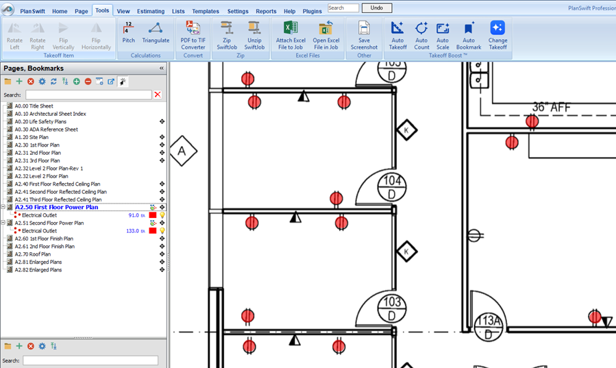 in the Auto Count Results dialog box, you can select which matches to take off