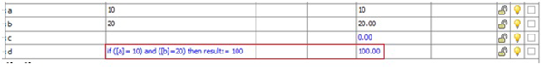 PlanSwift Formulas Basic IF-THEN with multiple Conditions example 1