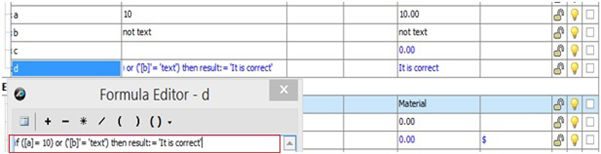 PlanSwift Formulas Basic IF-THEN with multiple Conditions example 3