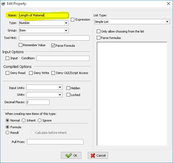 PlanSwift Nested Formulas 2