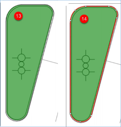 PlanSwift drawing area arcs