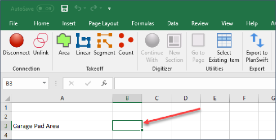 PlanSwift Excel connection - Click in cell.png