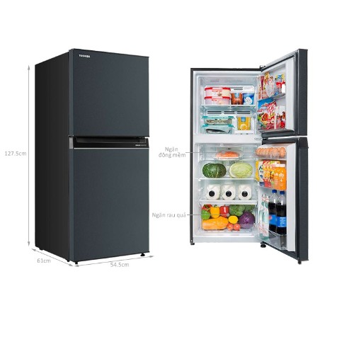 Tủ lạnh Toshiba Inverter 180 lít GR-RT234WE-PMV(52)