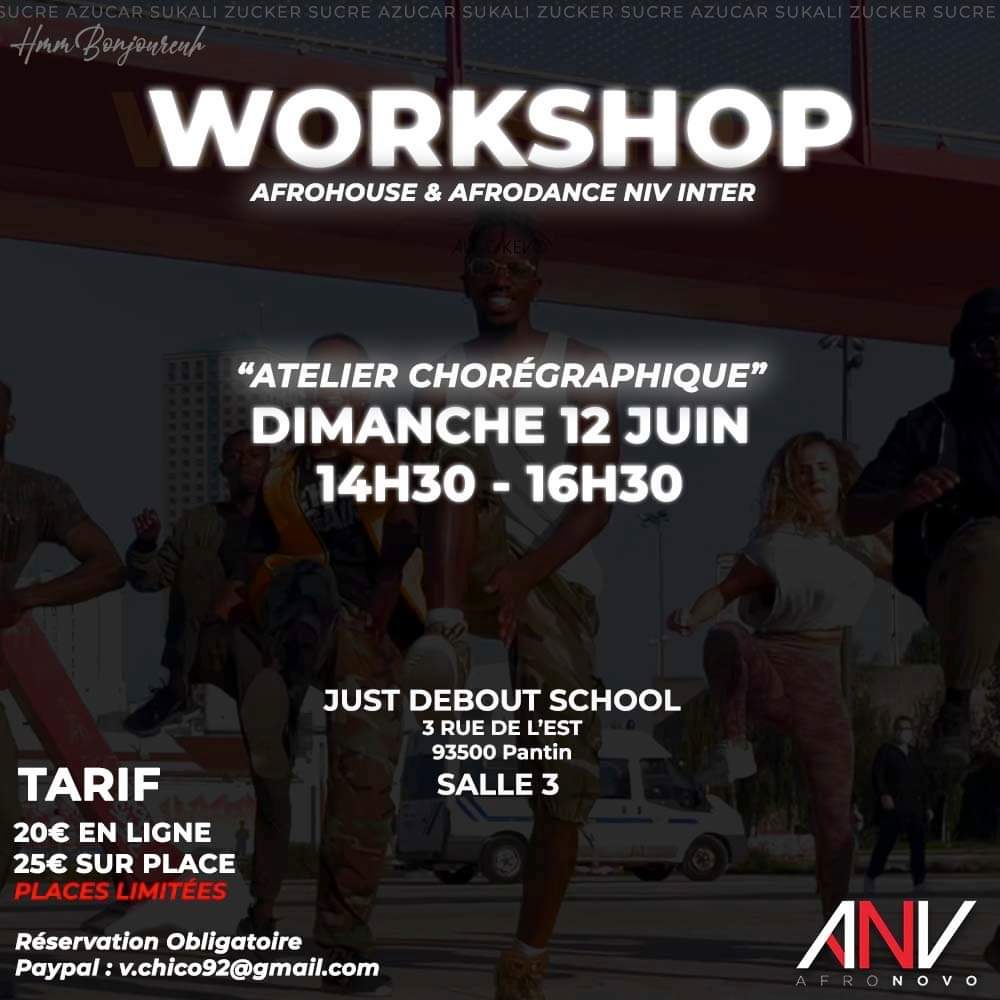 AfroHouse Flava Workshop Paris