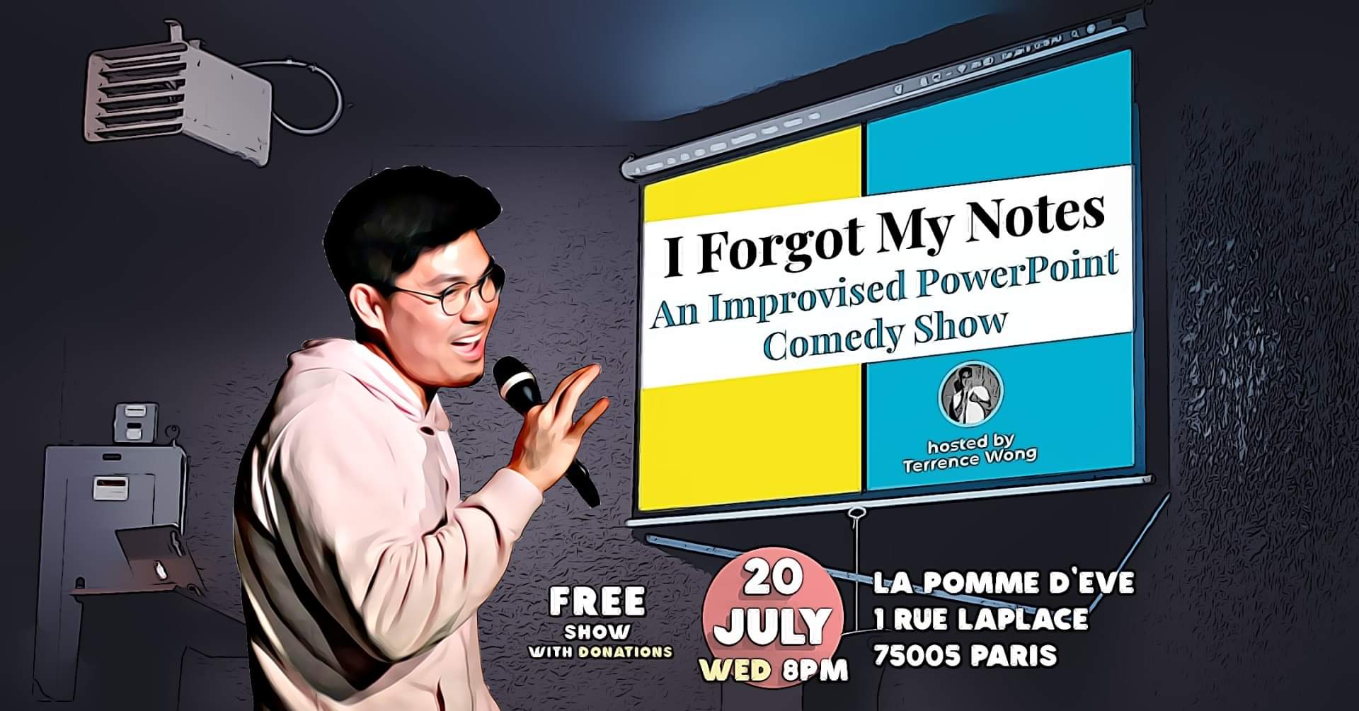 I Forgot My Notes - An Improvised PowerPoint Comedy Show 20.07