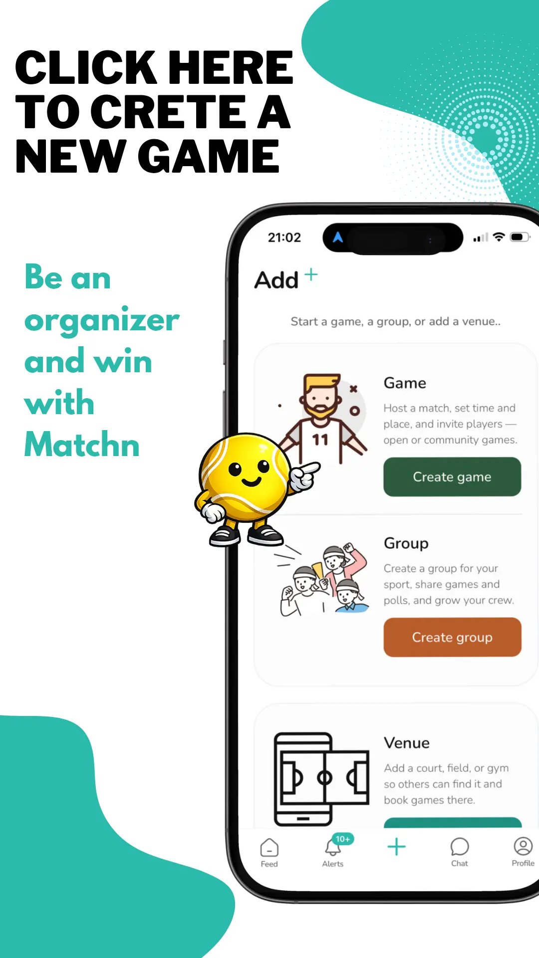 Create a game — step 1