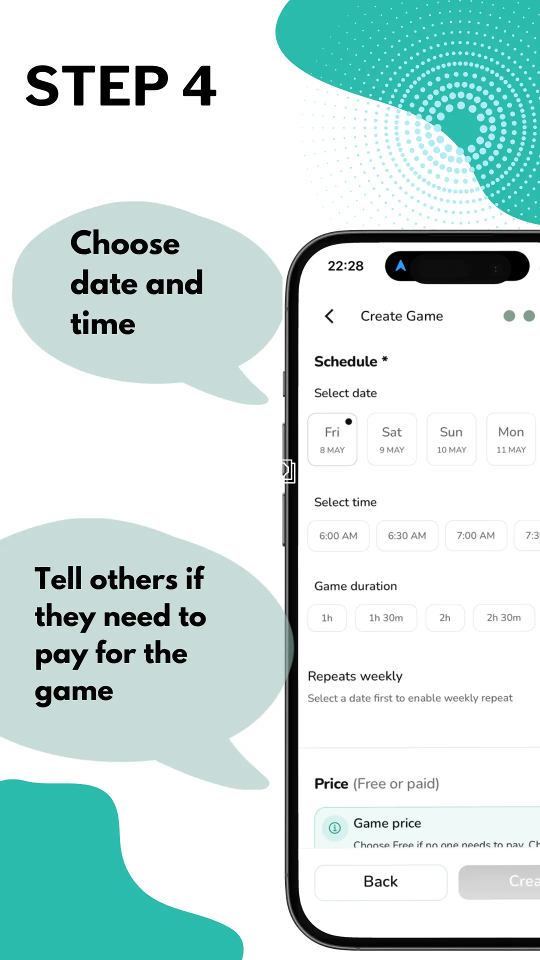 Create a game — step 5