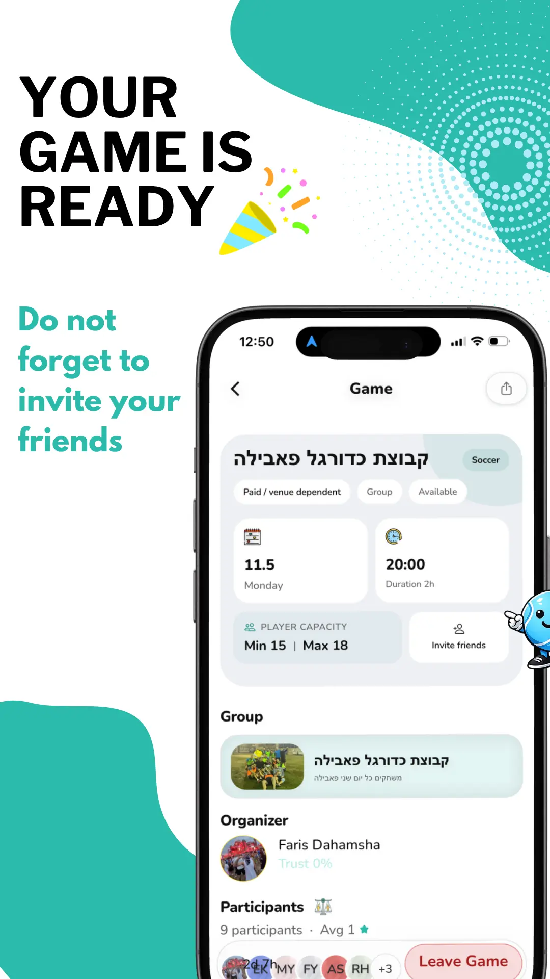 Create a game — step 6