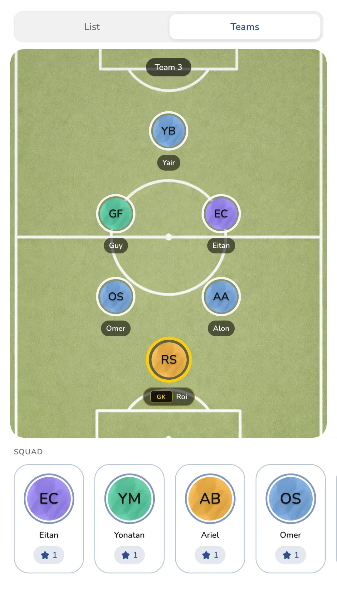 Organize and run your teams in Matchn
