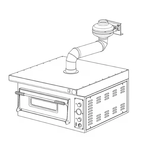 Horno para pizza: Campanas extractoras para hornos pizza