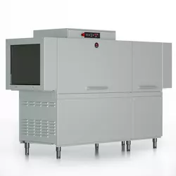 Rack conveyor dishwashers