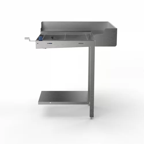 Anguloan kargatzeko mahaiak garbiketa trenetarako