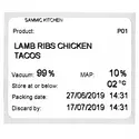 Accessoires - Machines à emballer sous-vide: Imprimante RB pour machine à emballer sous-vide SU