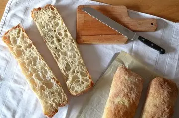 Pan de agua elaborada con batidora-amasadora BE-10