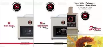New brochures: Sensor and Sensor Ultra Vacuum packing machines and the full range of SmartVide