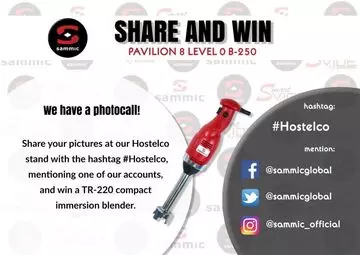 Hostelco 2018 : Partagez une photo et gagnez un mixeur TR-220