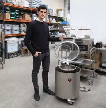 Lizarazu : 'N'importe quel type d'établissement d'hôtellerie ou de collectivité peut avoir besoin d'une essoreuse à légumes'