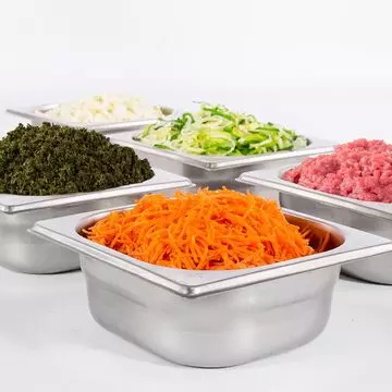 Distintos tipos de cortes de vegetales.