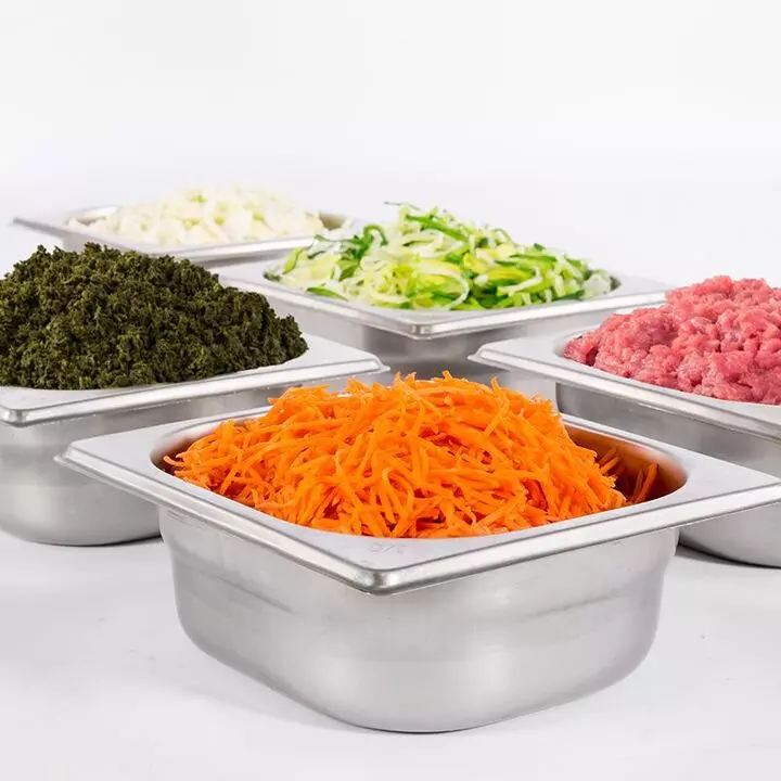 Distintos tipos de cortes de vegetales.