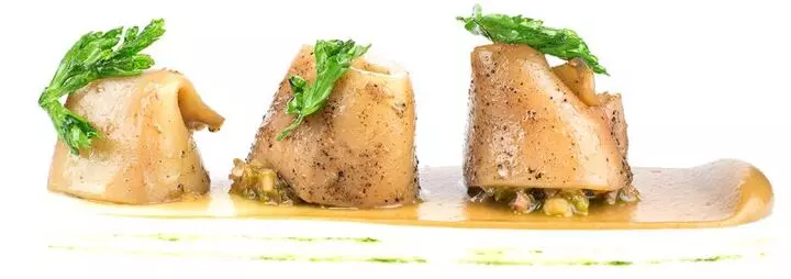 Receta de chipirón confitado cocinado con el termocirculador sous vide. 