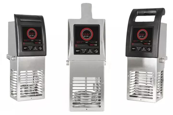 Los cuatro modelos de termocirculadores sous vide SmartVide de Sammic.