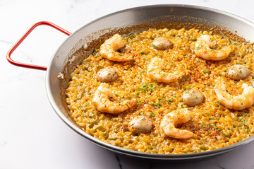 Ricetta di riso al brodo di gamberi con Emulsionizer PRO 1.0