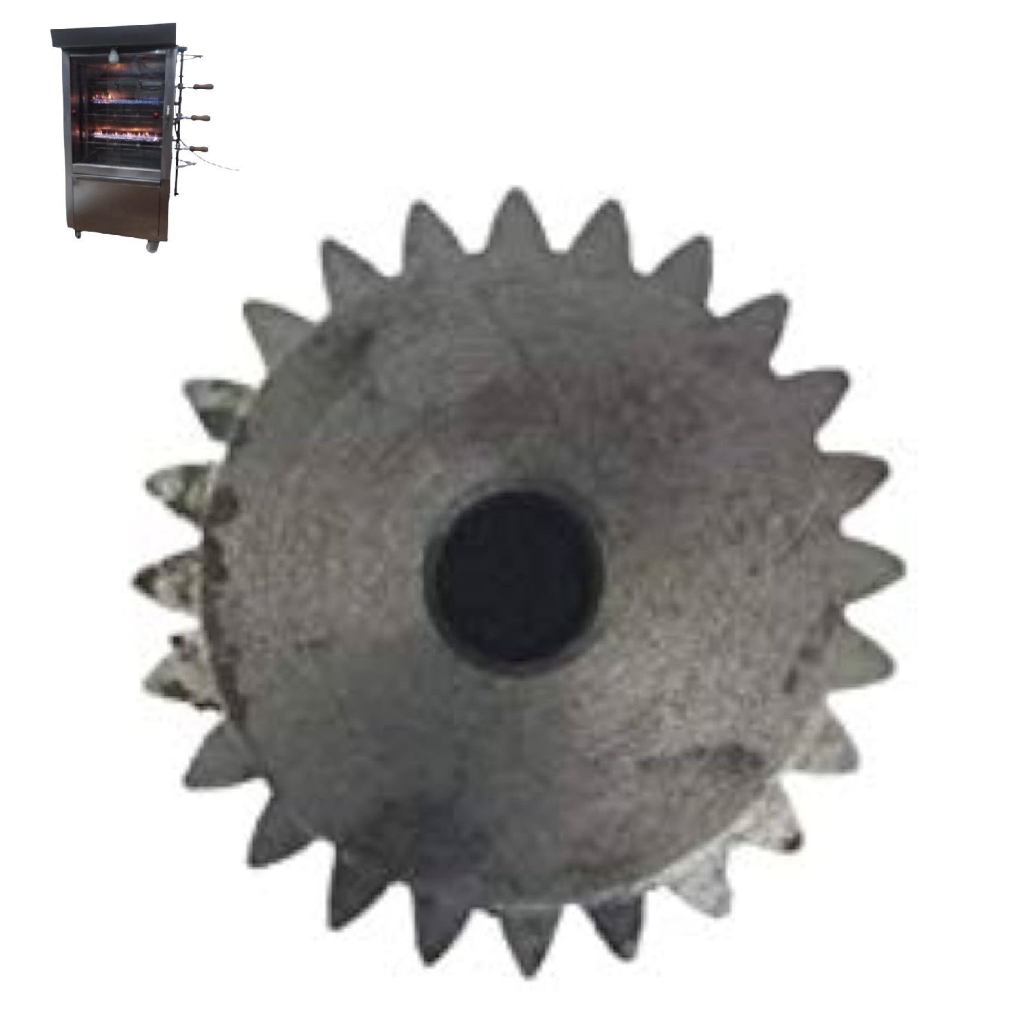 SamnanTools Grill Chicken Machine Gear – Heavy-Duty Metal Gear for Rotisserie Grill Motor – Replacement Spare Part