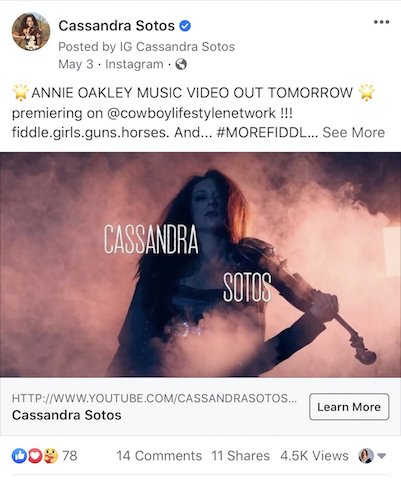Cassandra Sotos (social post)