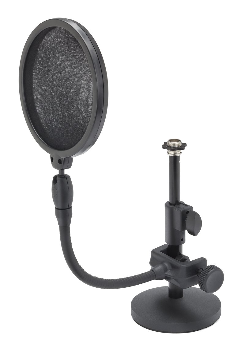 Samson Q2U Black Handheld Dynamic USB Microphone with Boom Arm and Pop  Filter