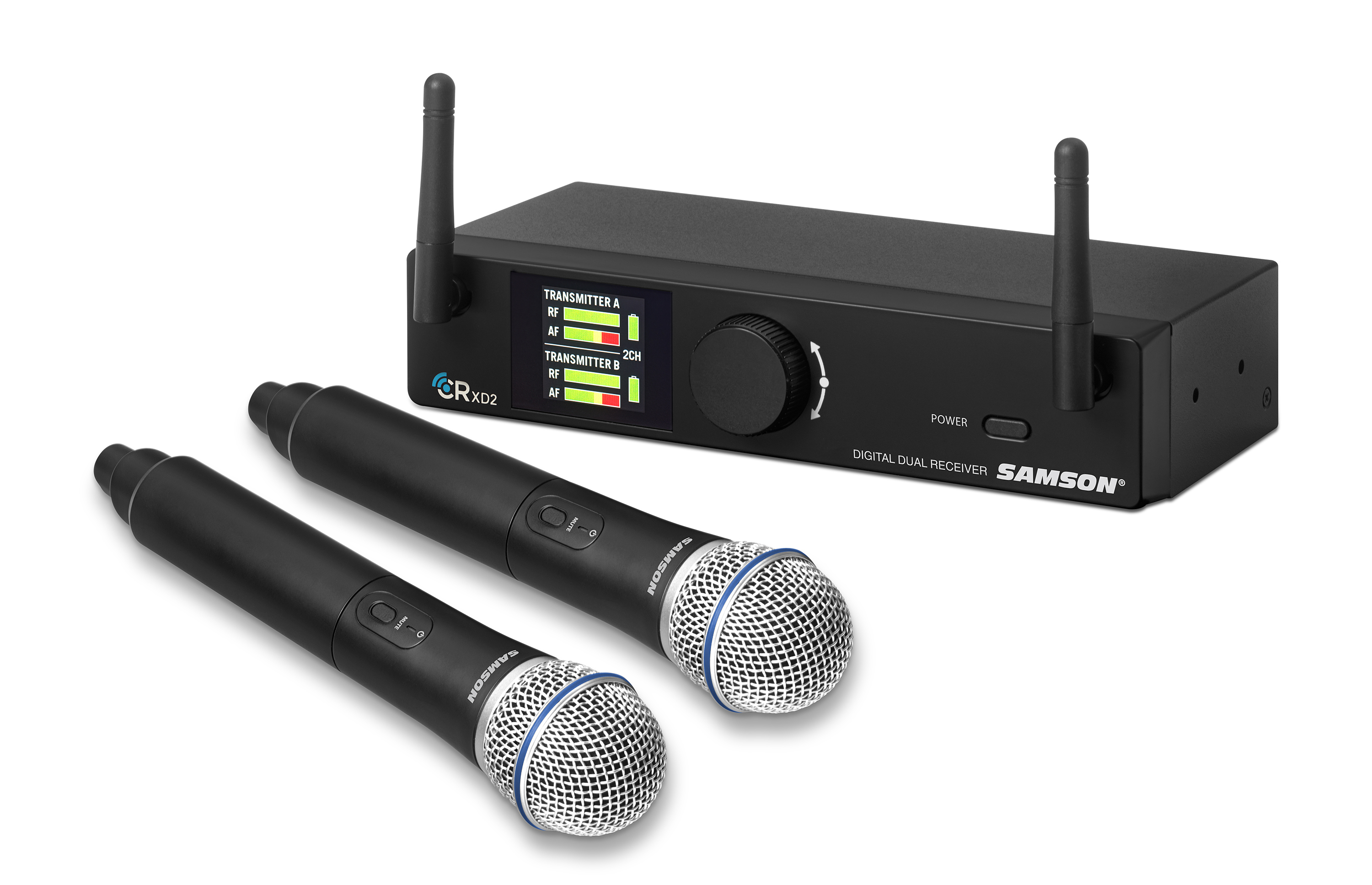 Concert XD2 Two-Channel Digital Wireless Handheld System | Samson
