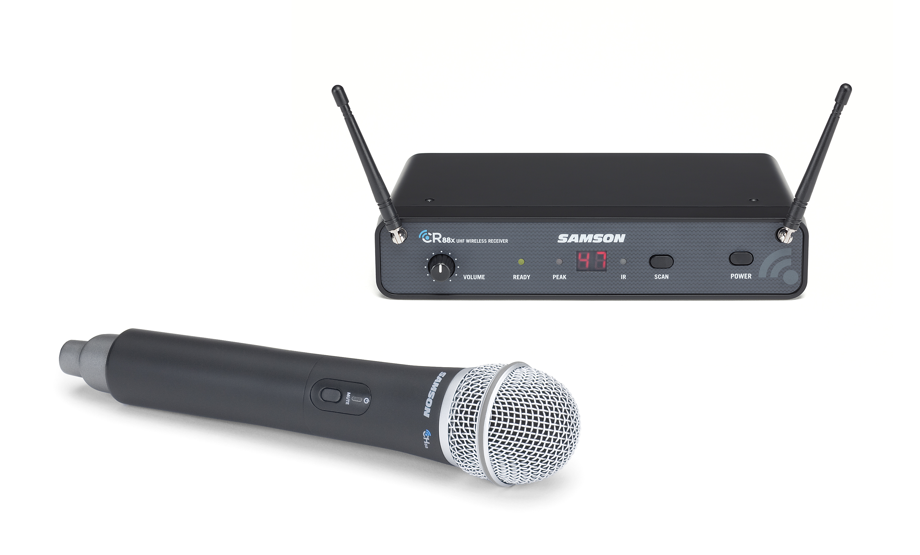 SAMSON CR88 UHF レシーバー、マイクセット(001) Concert 88x Handheld Wireless System | Samson