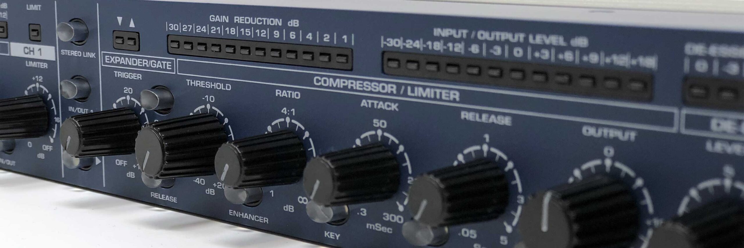 Rack Mount Processor Samson S-com 4 4-Channel Compressor/Gate - Rack ...