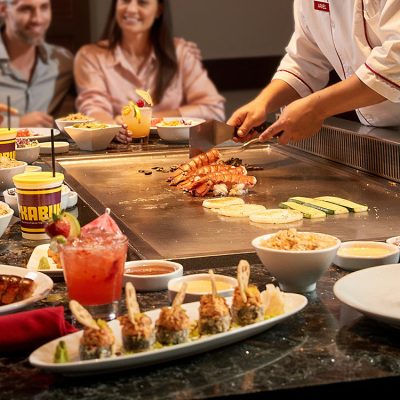 Guests Sitting at the Grill