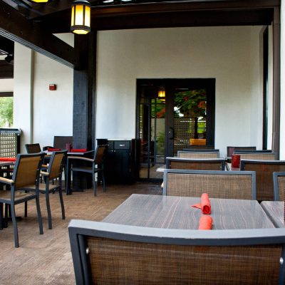 Samurai Restaurant Patio Area. Miami, Florida Location