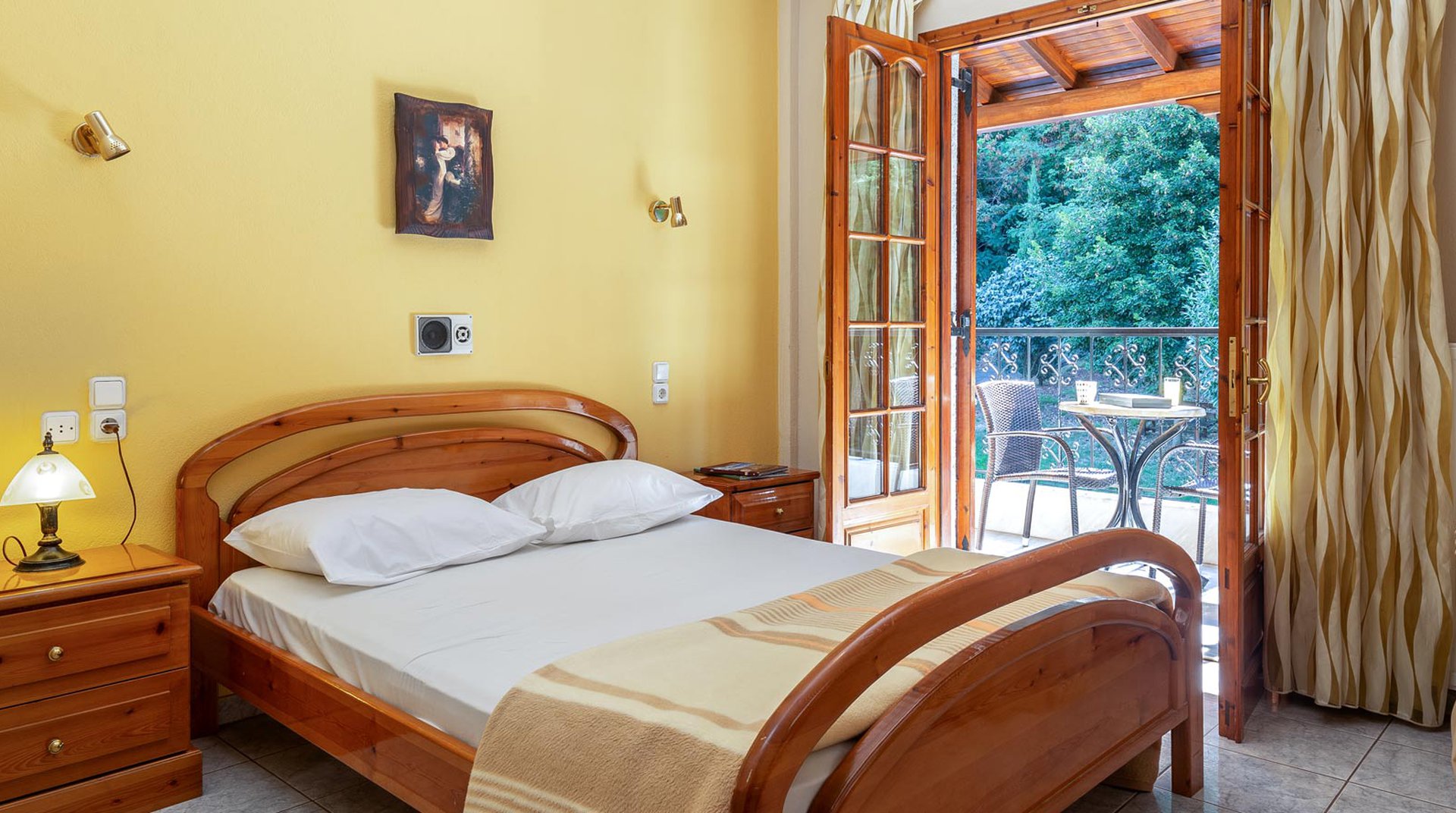 San Giorgio Villa, Double/Twin bedroom with a balcony