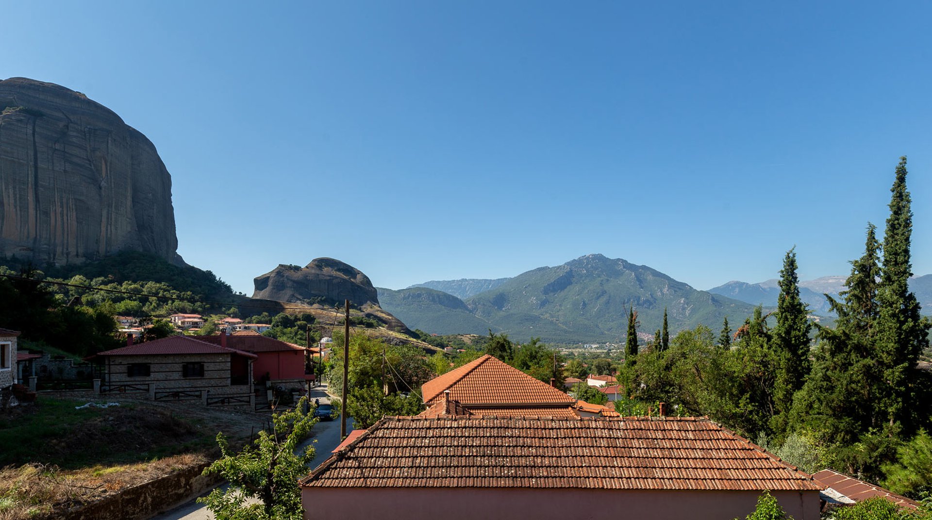 San Giorgio Villa, Θέα στα Μετέωρα