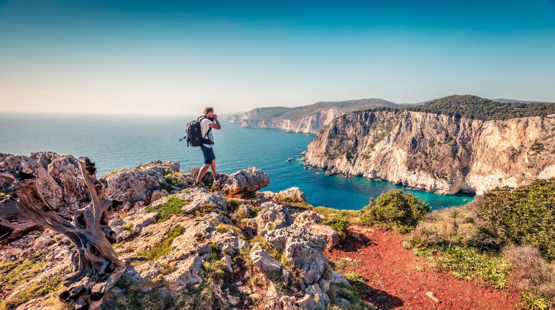 Photo of the sea view, from the mountains