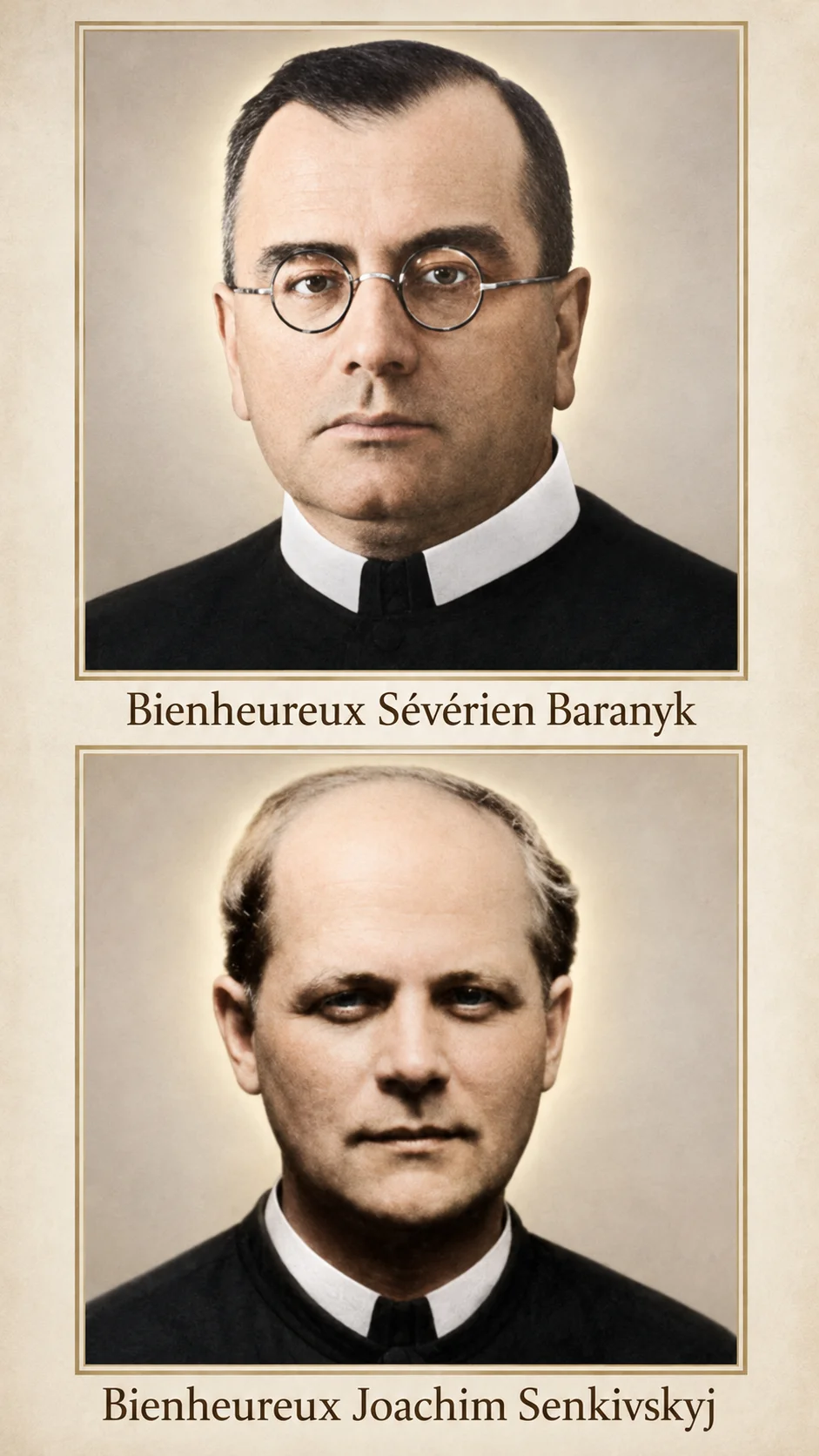 Sévérien Baranyk et Joachim Senkivskyj