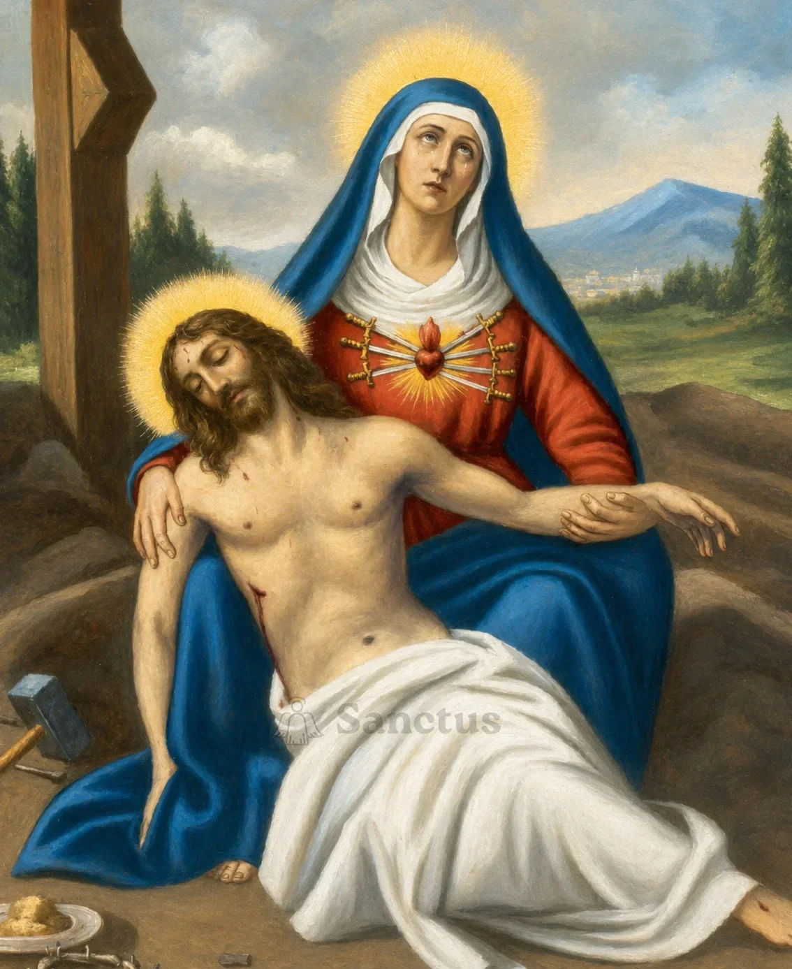 Portrait de Notre-Dame des Douleurs