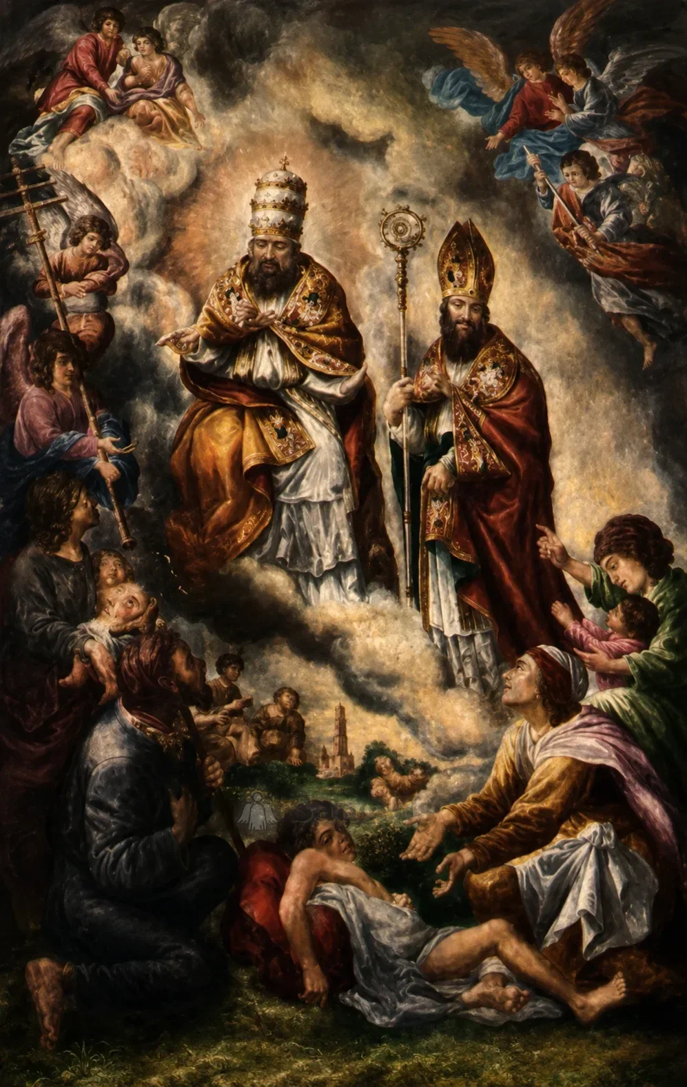 Portrait de Corneille et Cyprien