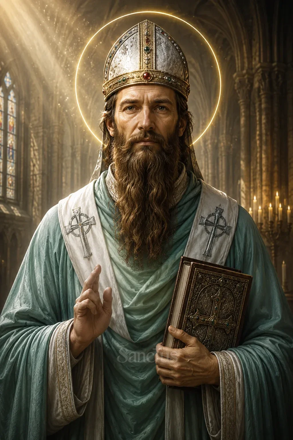 Portrait de Augustin de Cantorbéry