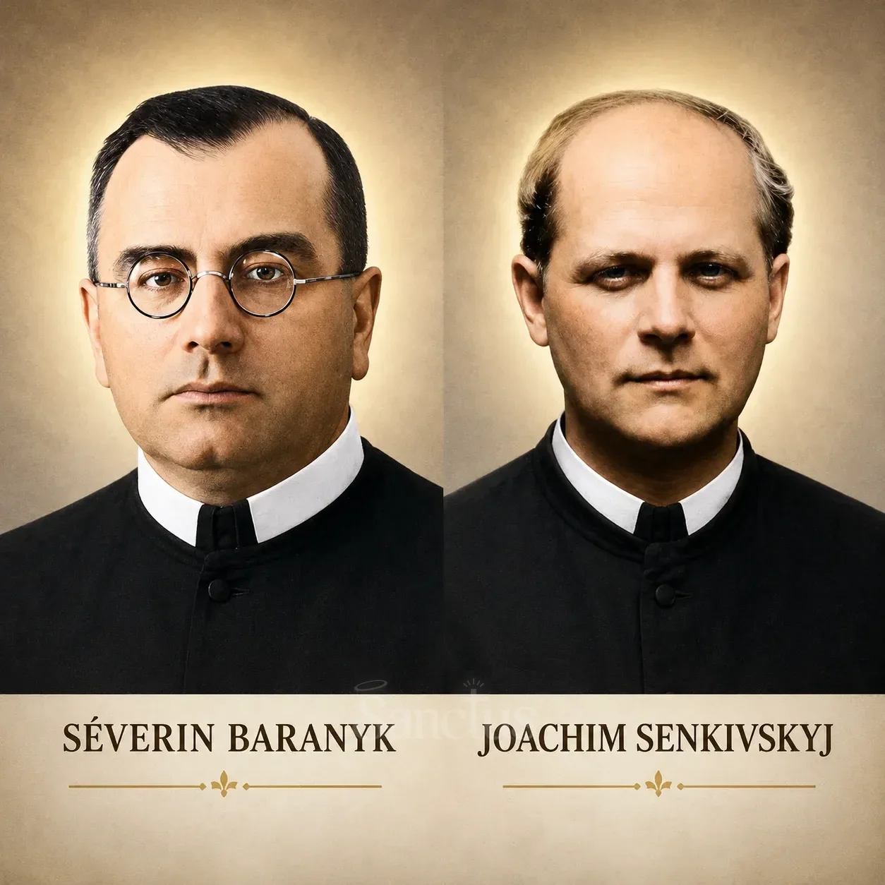 Portrait de Sévérien Baranyk et Joachim Senkivskyj