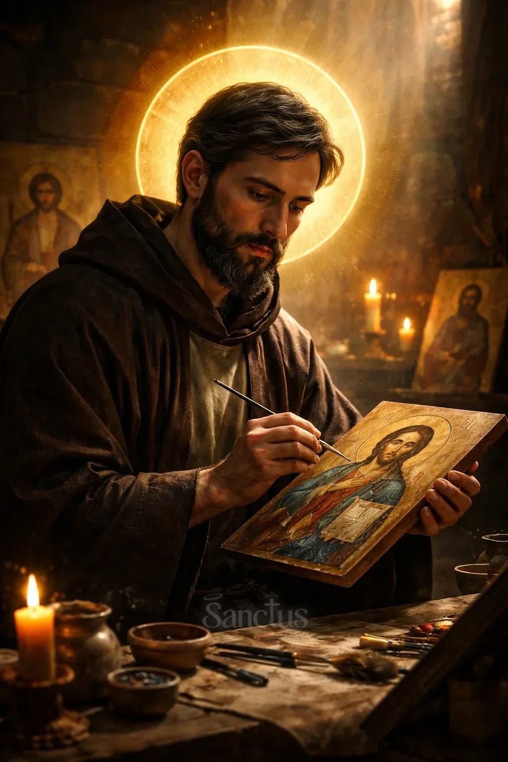 Portrait de Saint Lazare l'Iconographe