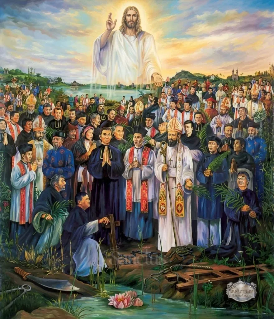 Portrait de Saint Augustin Zhao Rong et ses 119 compagnons