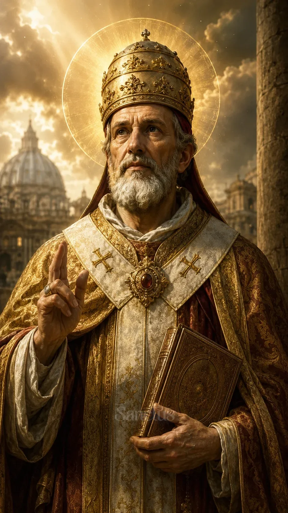 Portrait de Saint Léon II