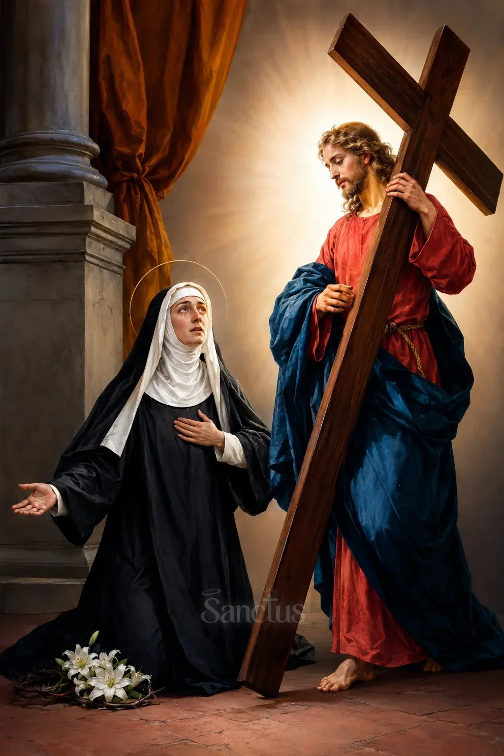 Portrait de Claire de Montefalco