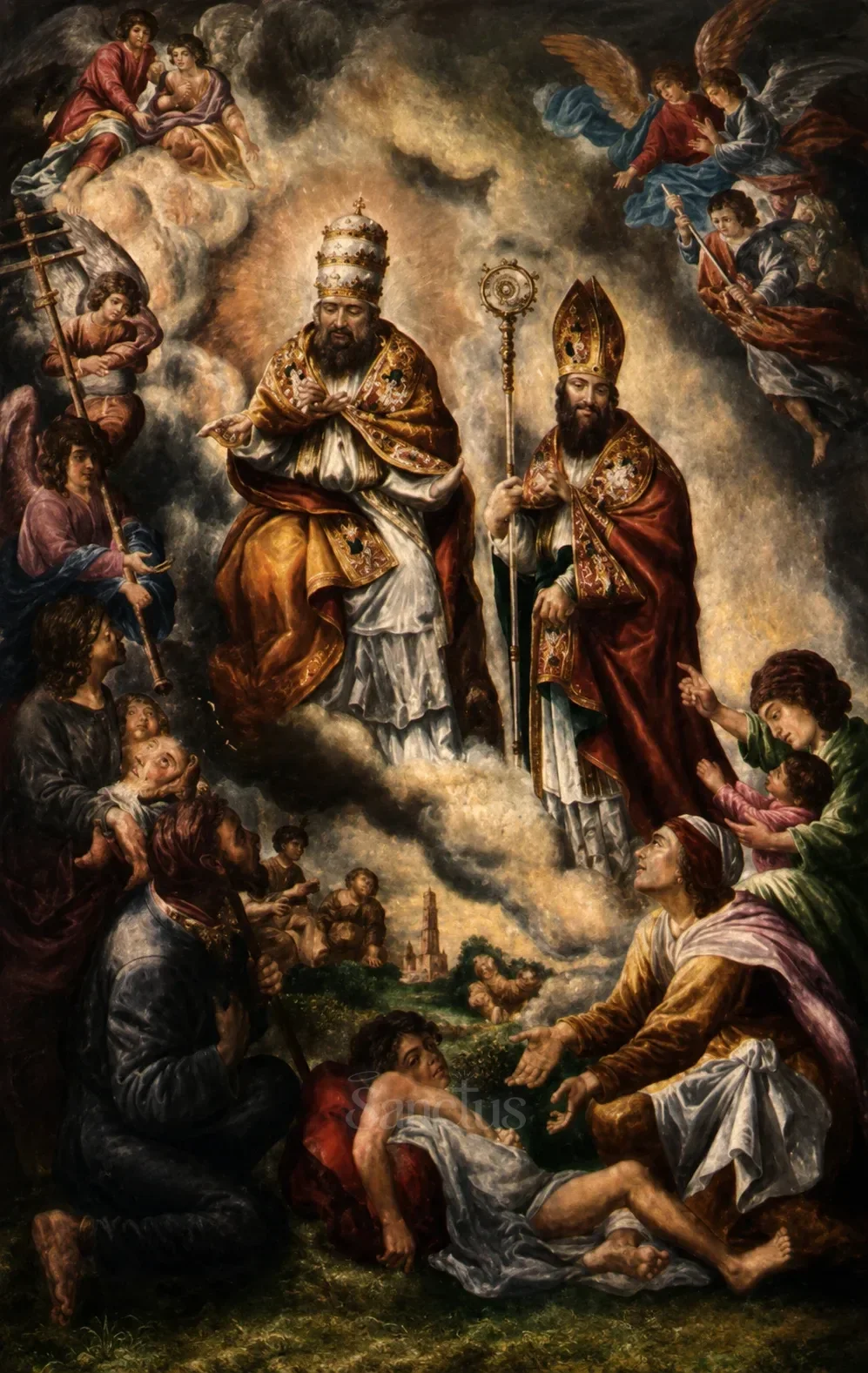 Portrait de Corneille et Cyprien