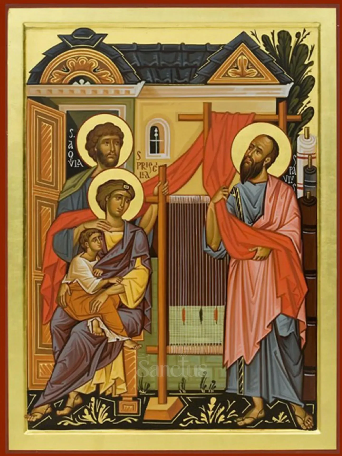 Portrait de Saints Aquila et Priscille