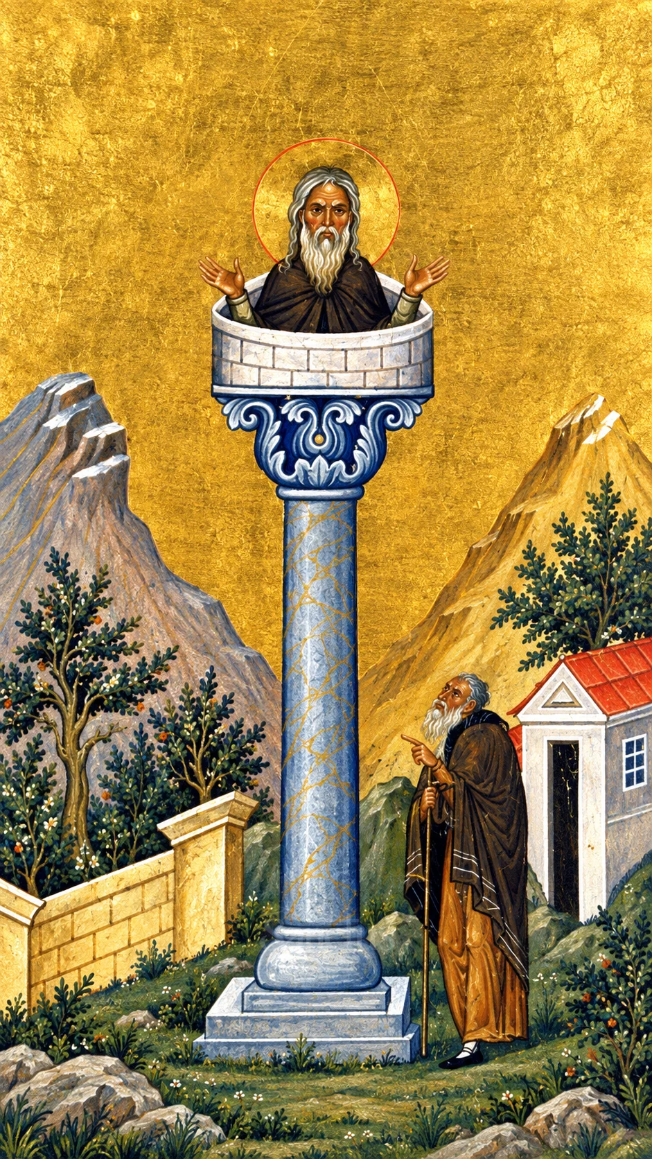 Portrait de Daniel le Stylite