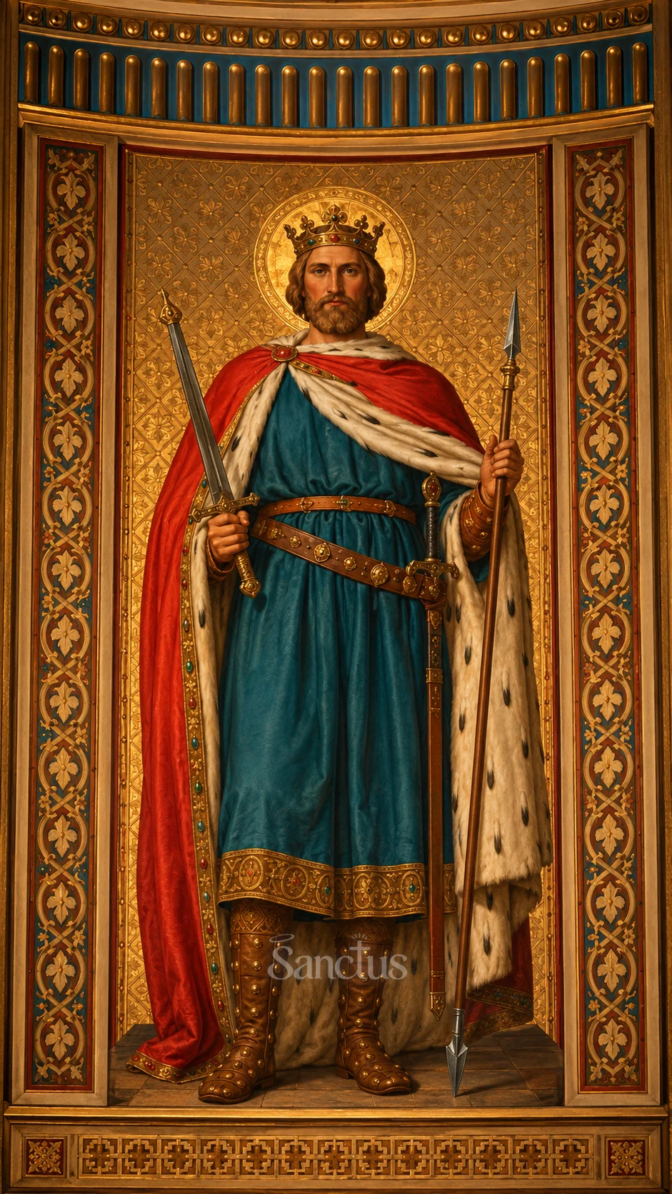 Portrait de Saint Knud le Saint